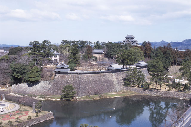 松江城周囲の景観