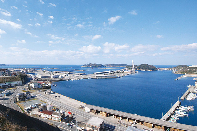 浜田漁港の風景