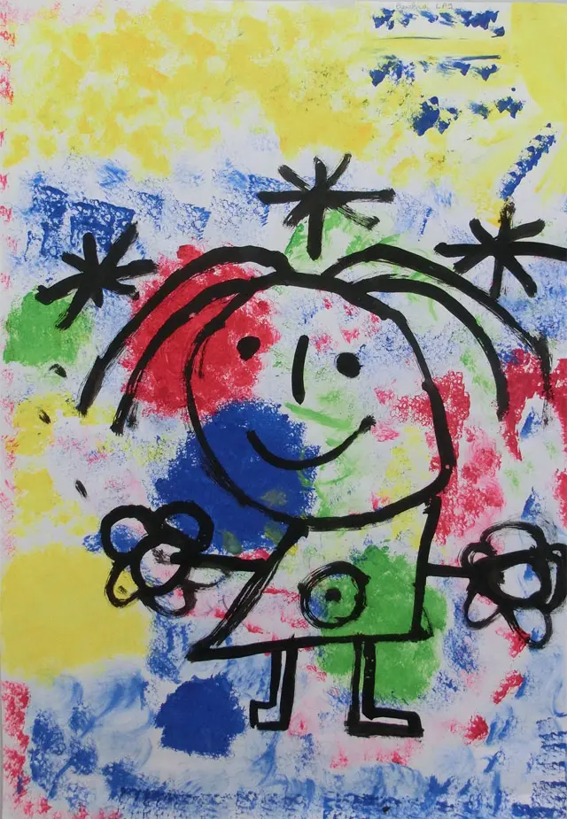 KID 油絵アート Amazon.co.jp: カーテンの後ろの落書きポップアートストリートアート