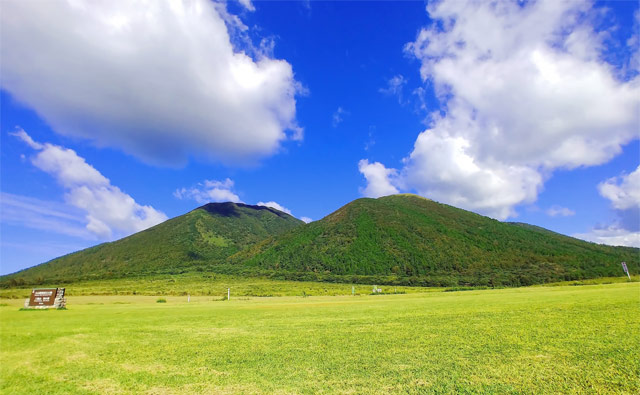 涼しい山あい