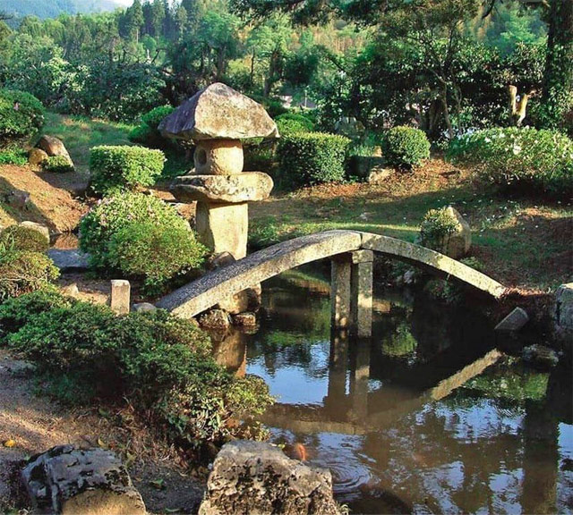 奥出雲の風景を借景