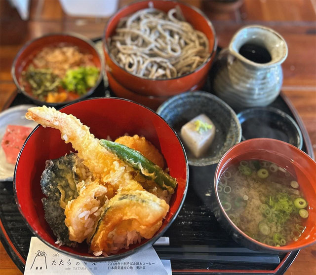 エビ天丼セット